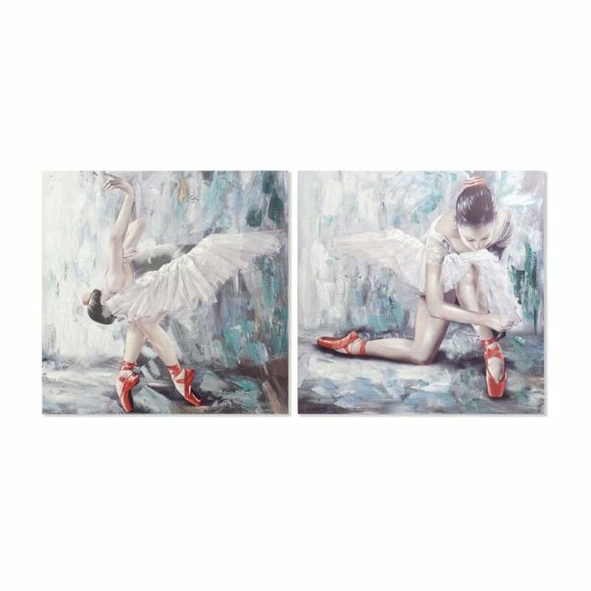 Canvas ballet-danseressen (2-delig)