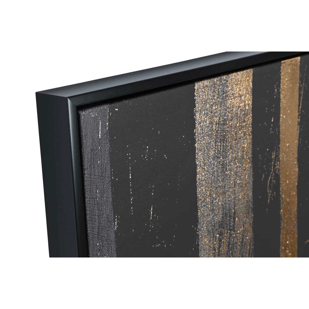 Black-gold abstract canvas 103x143 cm (set of 2) - foto 2