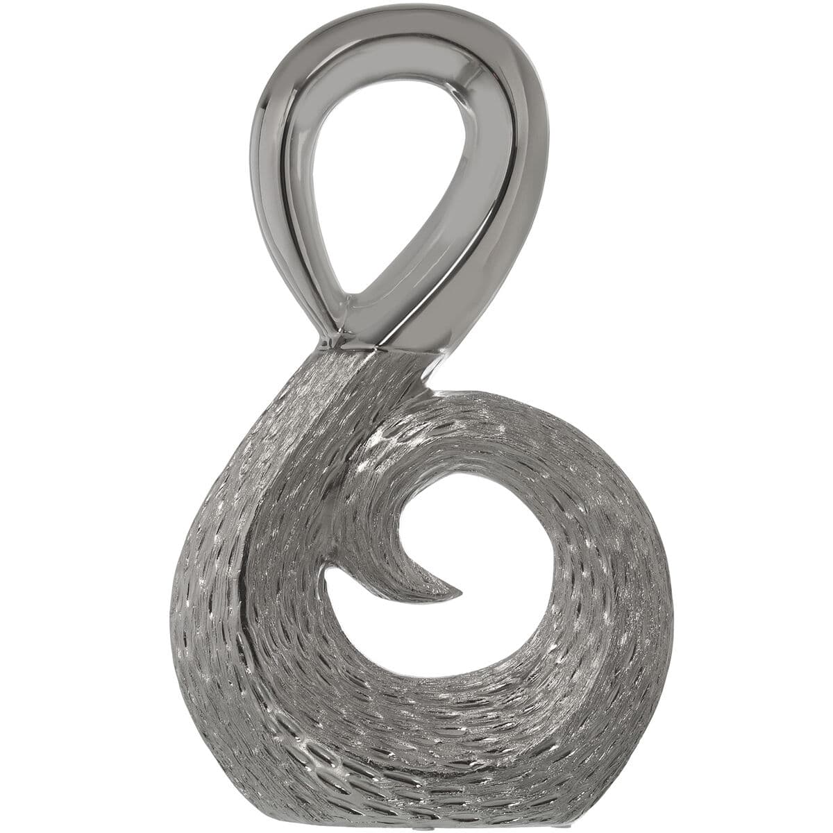 decoratief beeld Alexandra House Living Silver 23,5 x 9 x 38 cm