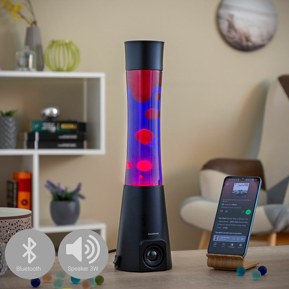 lavalamp with speaker Maglamp InnovaGoods