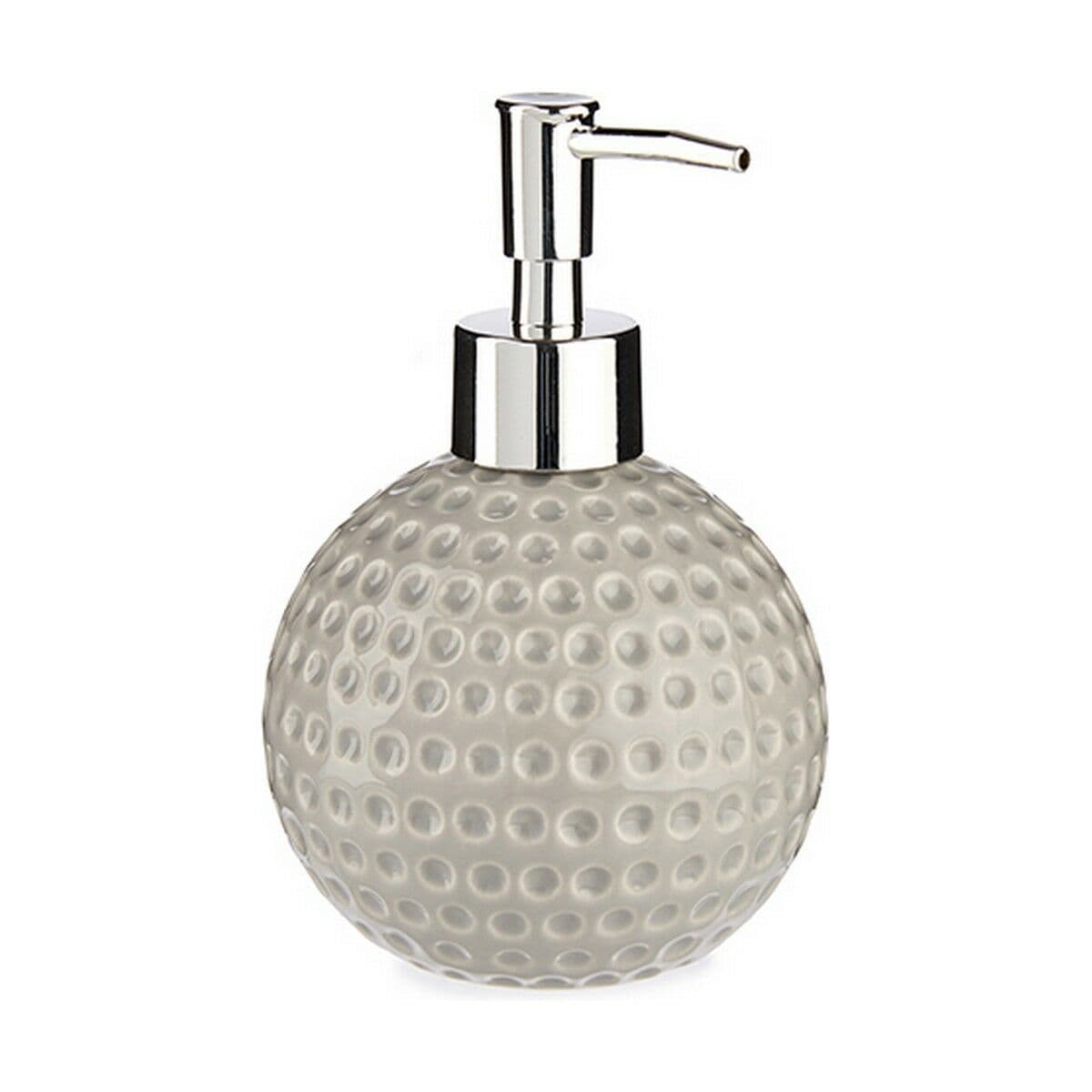 zeepdispenser Berilo Golf Grey Metal Ceramic 300 ml (12 Units)