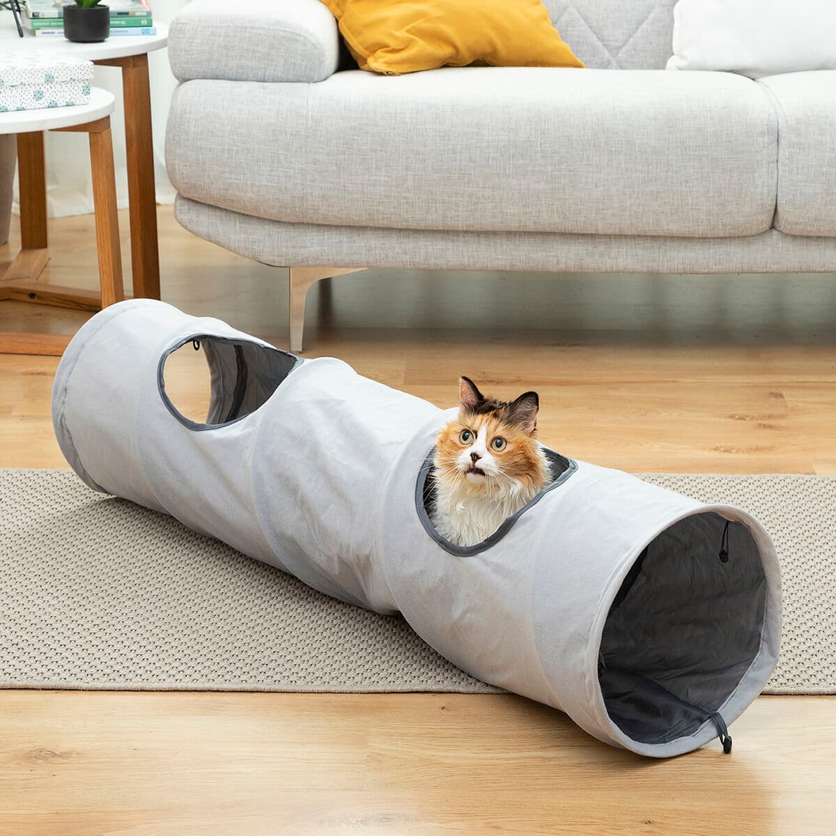 Collapsible pet tunnel